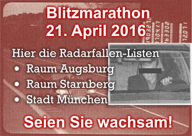Blitzmarathon April 2016
