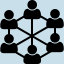 Icon Netzwerk-Teilnehmer